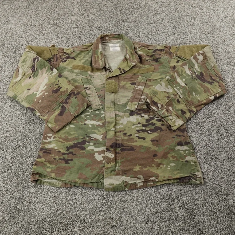 Military Jacket Mens S Multicam OCP Camo Army Combat Uniform Coat Tactical ACU - Picture 3 of 12